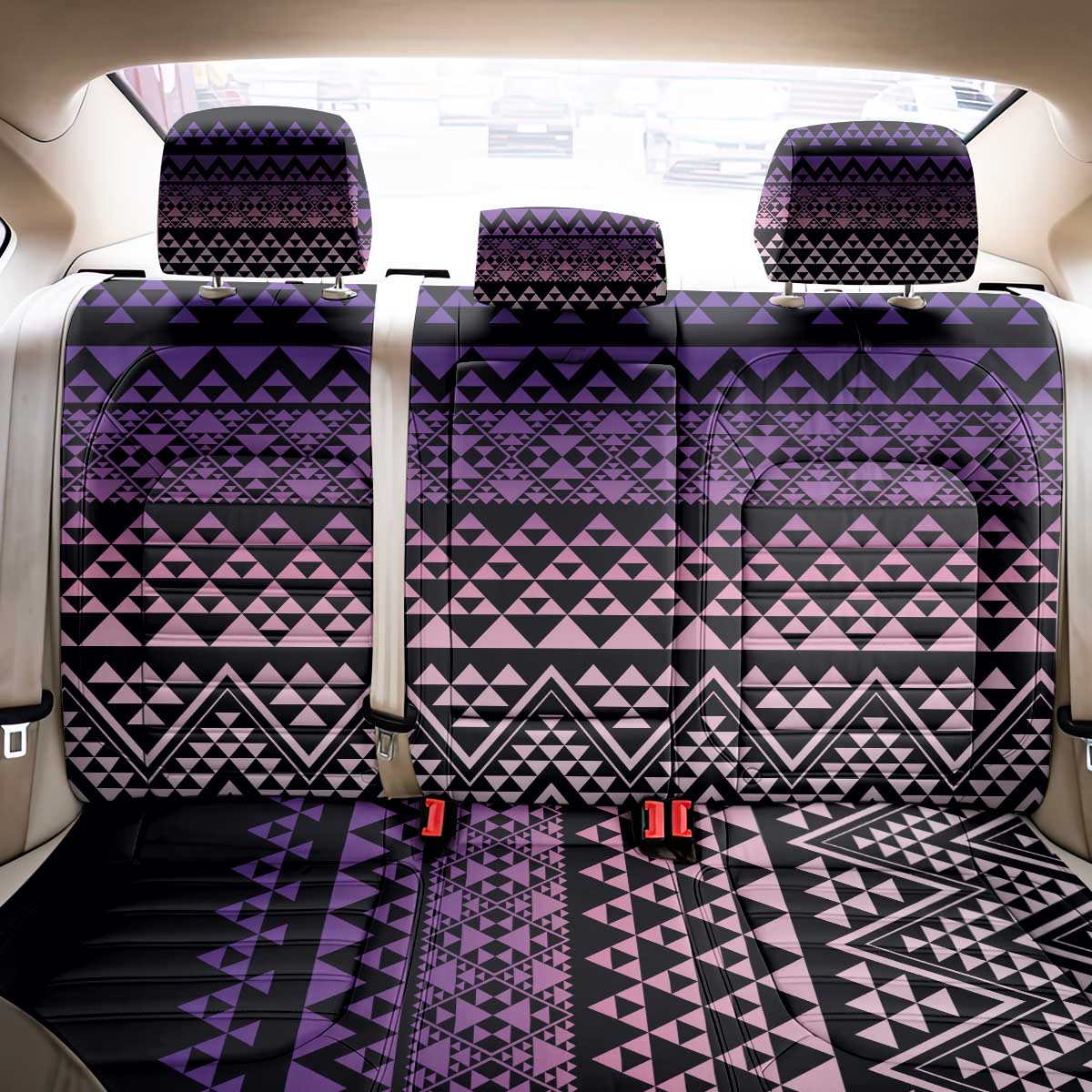 Maori Niho Taniwha Te Wheiao Back Car Seat Cover Waiporoporo - Aussie Hoodie