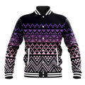 Maori Niho Taniwha Te Wheiao Baseball Jacket Waiporoporo - Aussie Hoodie