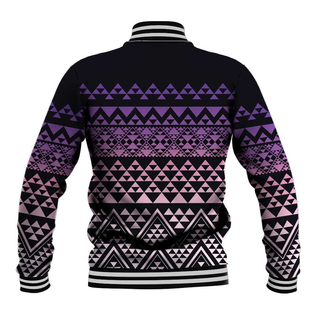 Maori Niho Taniwha Te Wheiao Baseball Jacket Waiporoporo - Aussie Hoodie