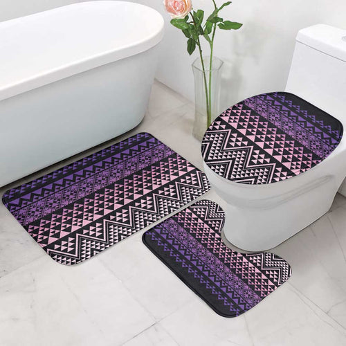 Maori Niho Taniwha Te Wheiao Bathroom Set Waiporoporo - Aussie Hoodie