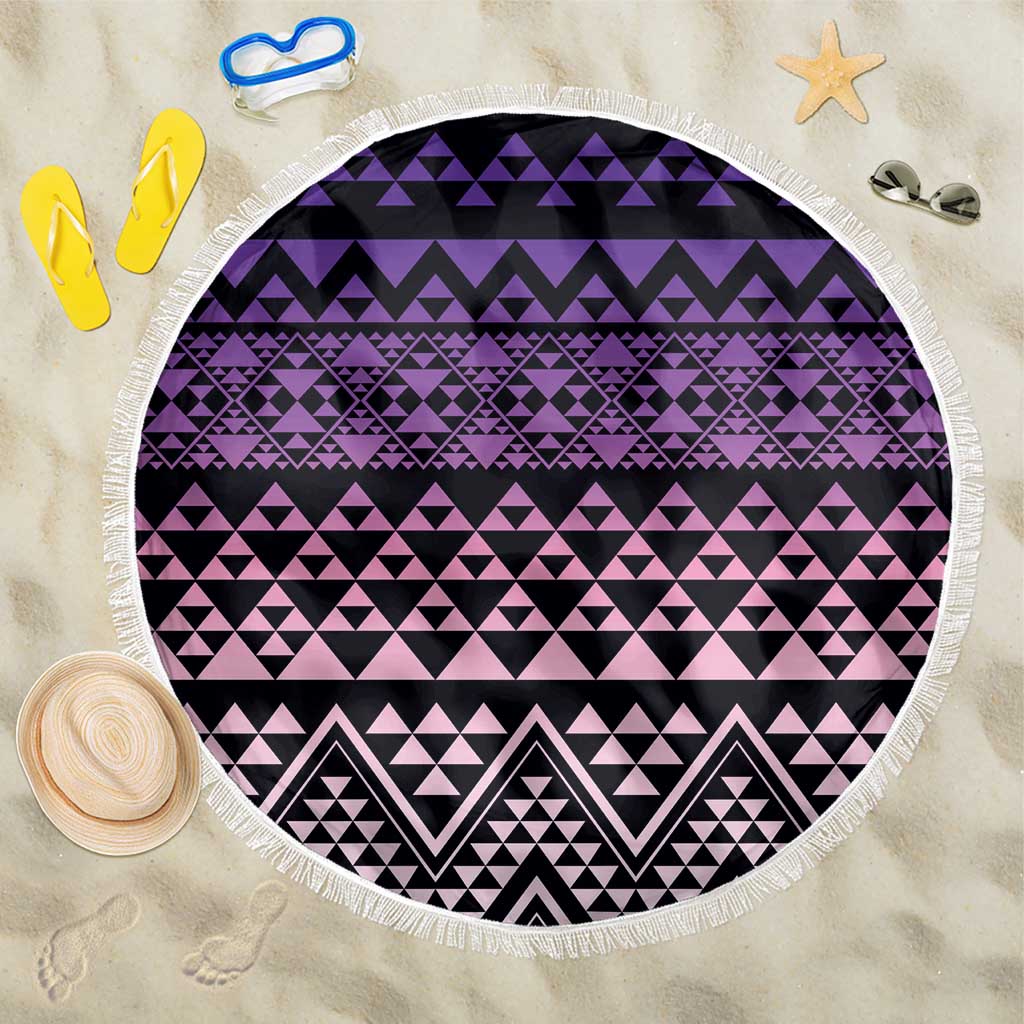Maori Niho Taniwha Te Wheiao Beach Blanket Waiporoporo - Aussie Hoodie