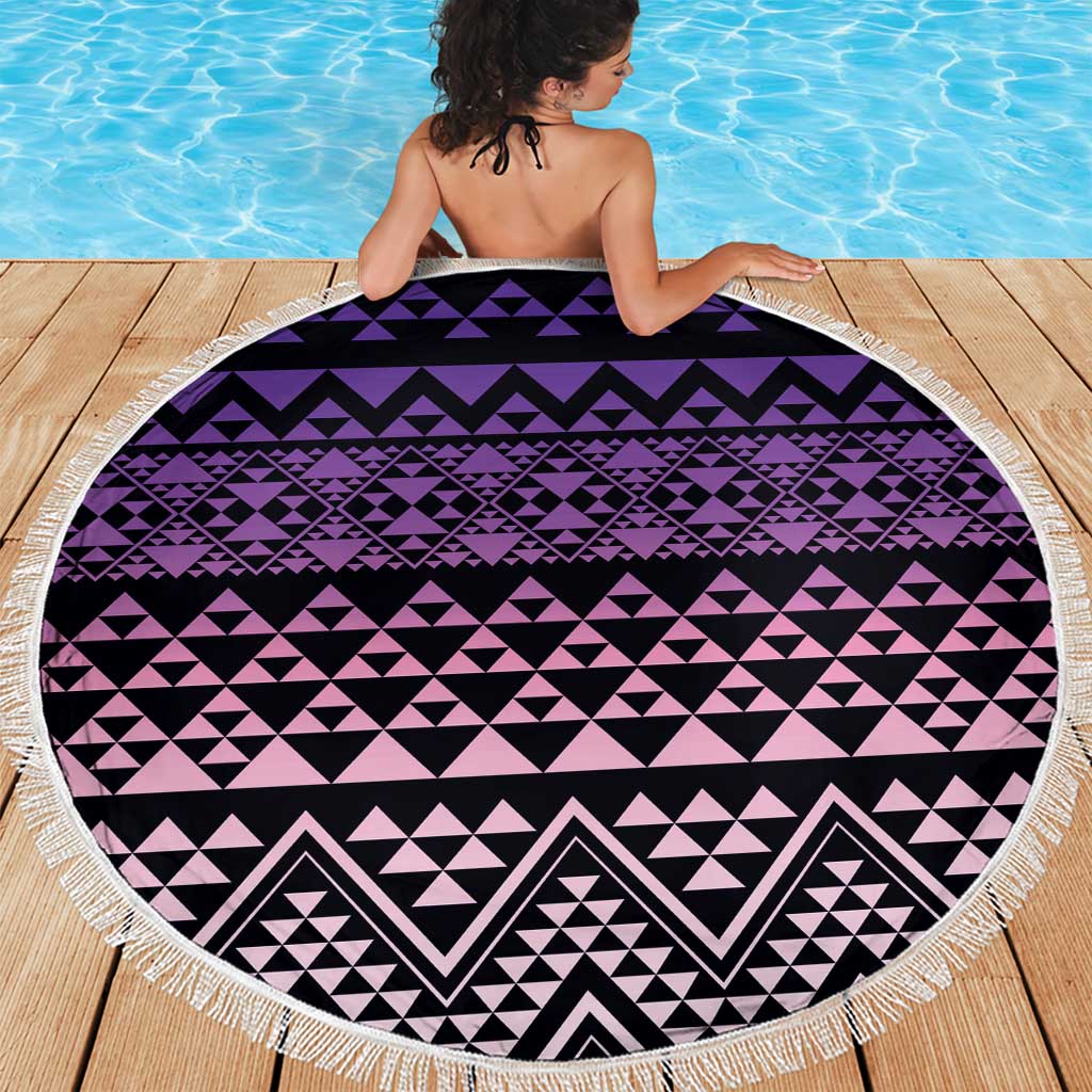 Maori Niho Taniwha Te Wheiao Beach Blanket Waiporoporo - Aussie Hoodie