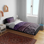 Maori Niho Taniwha Te Wheiao Bedding Set Waiporoporo - Aussie Hoodie