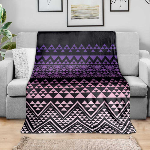 Maori Niho Taniwha Te Wheiao Blanket Waiporoporo - Aussie Hoodie