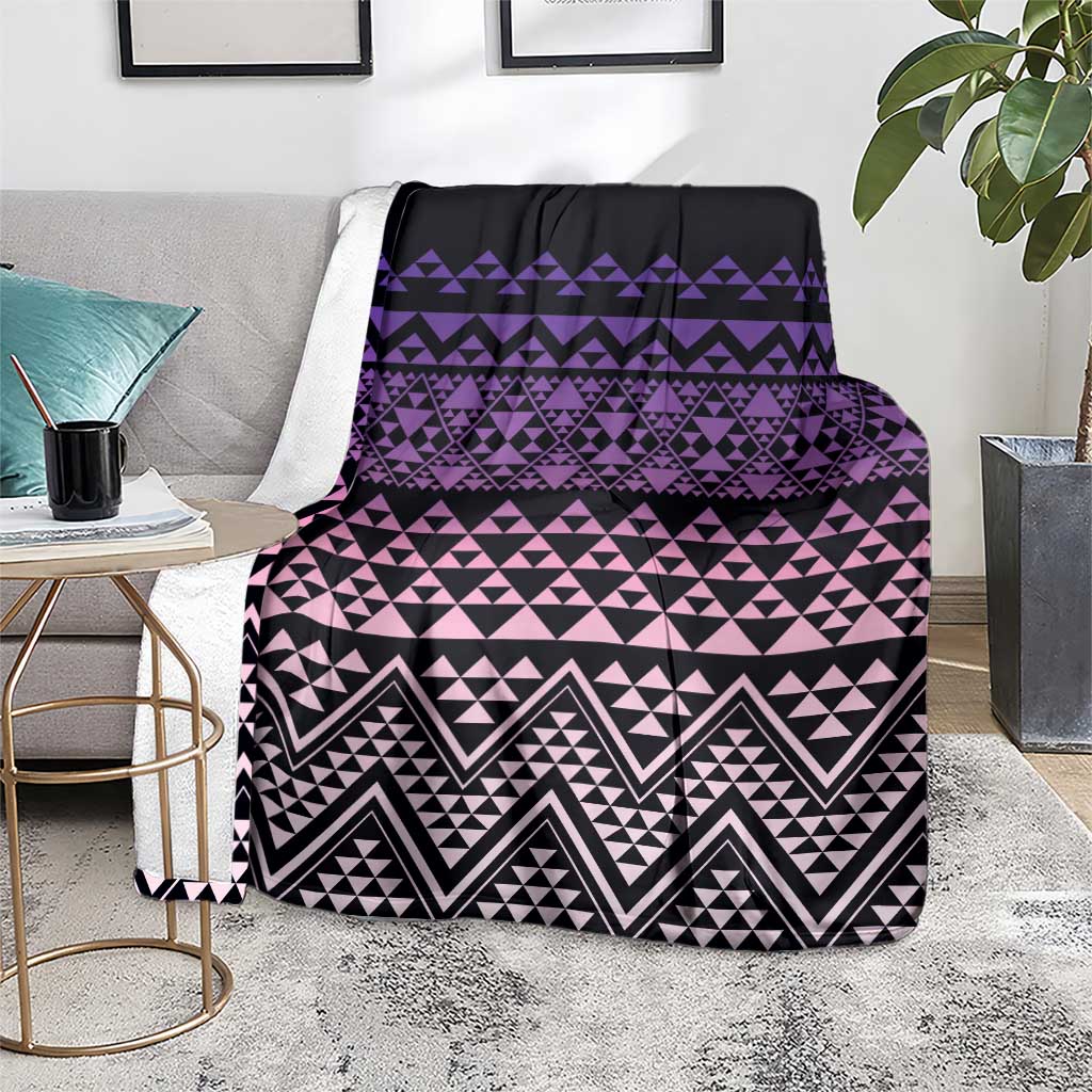 Maori Niho Taniwha Te Wheiao Blanket Waiporoporo - Aussie Hoodie