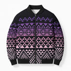 Maori Niho Taniwha Te Wheiao Bomber Puffer Jacket Waiporoporo - Aussie Hoodie