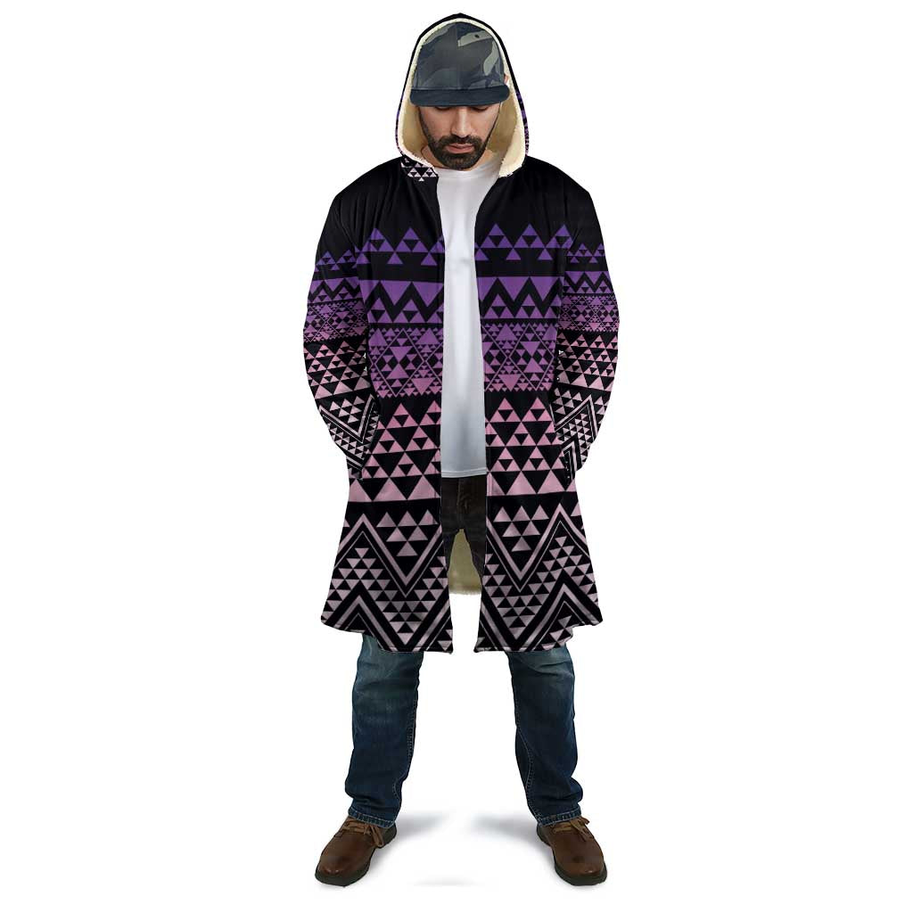 Maori Niho Taniwha Te Wheiao Cloak Waiporoporo - Aussie Hoodie