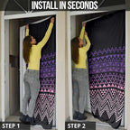 Maori Niho Taniwha Te Wheiao Door Cover Waiporoporo - Aussie Hoodie