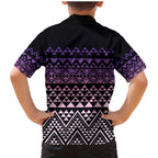 Maori Niho Taniwha Te Wheiao Family Matching Mermaid Dress and Hawaiian Shirt Waiporoporo - Aussie Hoodie