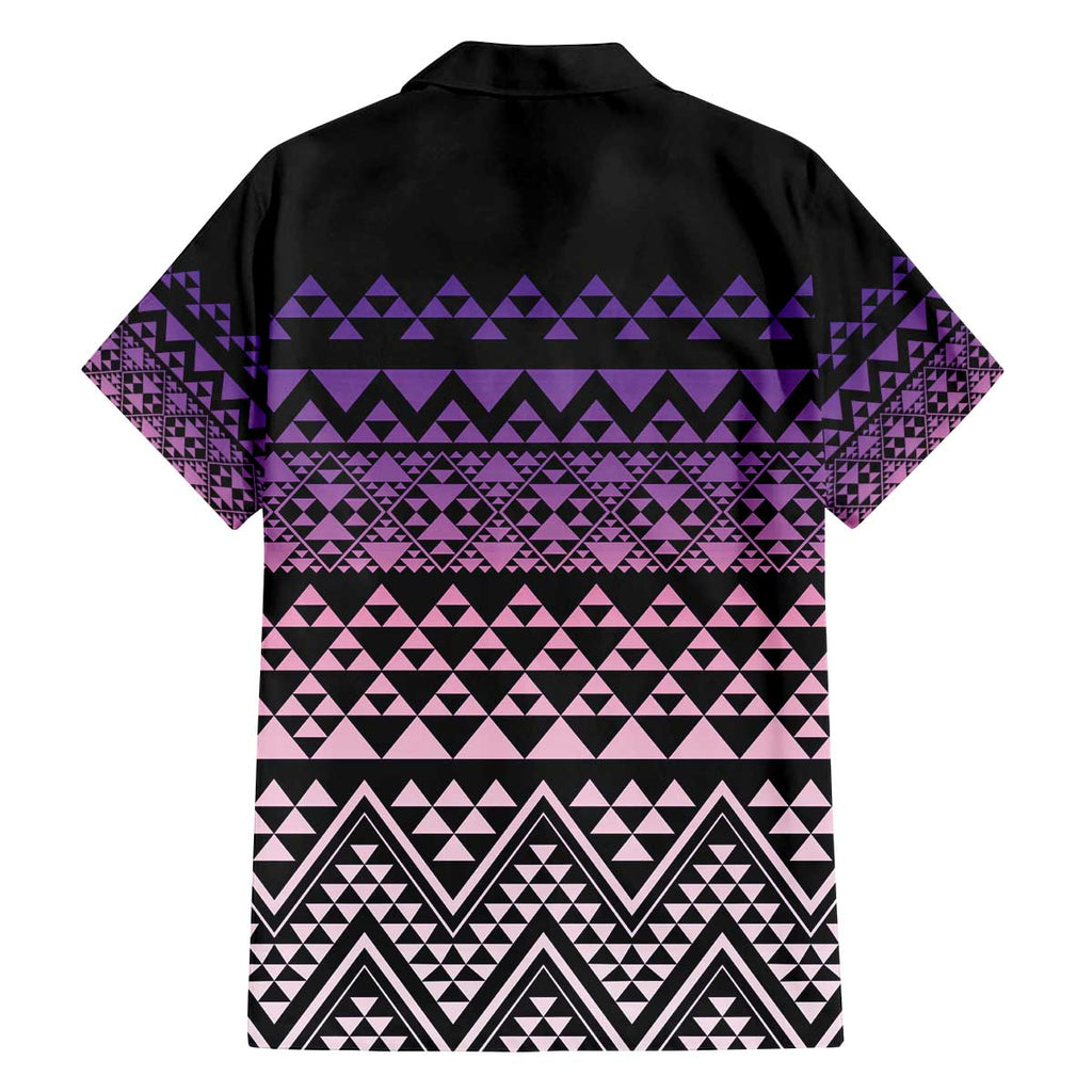 Maori Niho Taniwha Te Wheiao Family Matching Off The Shoulder Long Sleeve Dress and Hawaiian Shirt Waiporoporo - Aussie Hoodie