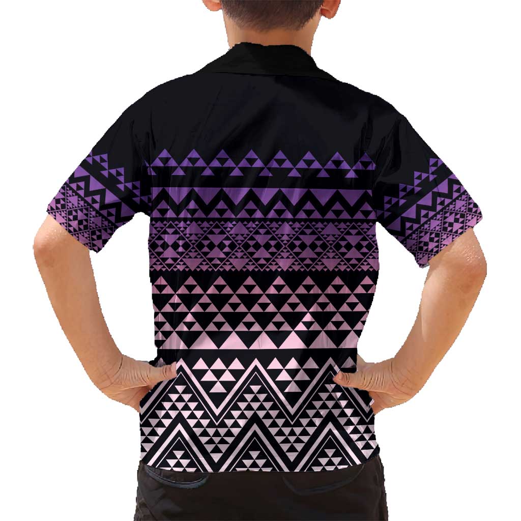 Maori Niho Taniwha Te Wheiao Family Matching Off Shoulder Maxi Dress and Hawaiian Shirt Waiporoporo - Aussie Hoodie