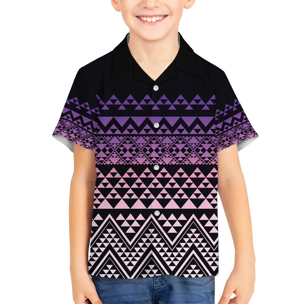 Maori Niho Taniwha Te Wheiao Family Matching Off Shoulder Maxi Dress and Hawaiian Shirt Waiporoporo - Aussie Hoodie