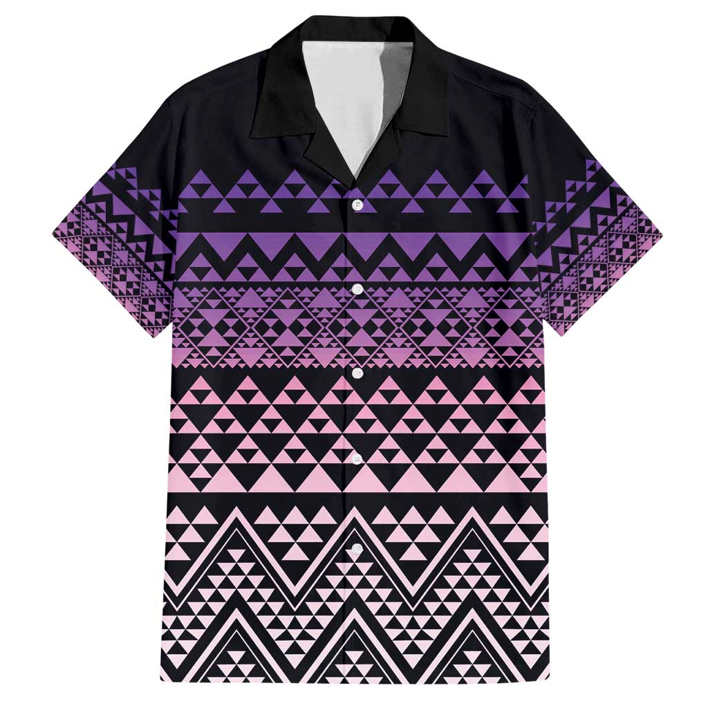 Maori Niho Taniwha Te Wheiao Family Matching Off Shoulder Short Dress and Hawaiian Shirt Waiporoporo - Aussie Hoodie