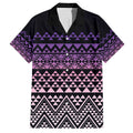 Maori Niho Taniwha Te Wheiao Family Matching Short Sleeve Bodycon Dress and Hawaiian Shirt Waiporoporo - Aussie Hoodie