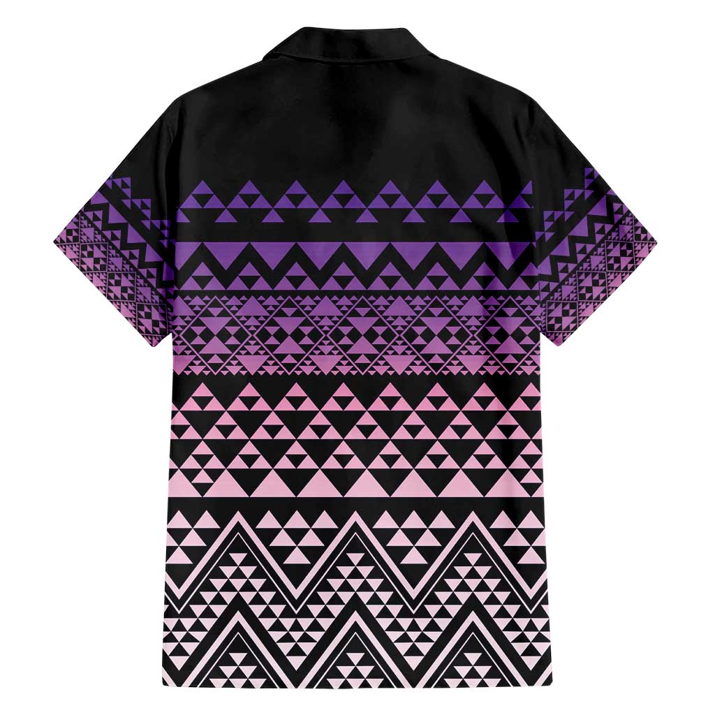 Maori Niho Taniwha Te Wheiao Family Matching Short Sleeve Bodycon Dress and Hawaiian Shirt Waiporoporo - Aussie Hoodie