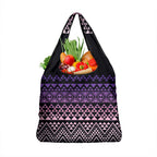 Maori Niho Taniwha Te Wheiao Grocery Bag Waiporoporo - Aussie Hoodie