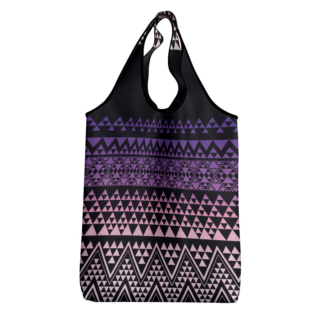 Maori Niho Taniwha Te Wheiao Grocery Bag Waiporoporo - Aussie Hoodie