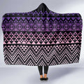 Maori Niho Taniwha Te Wheiao Hooded Blanket Waiporoporo - Aussie Hoodie