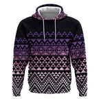 Maori Niho Taniwha Te Wheiao Hoodie Waiporoporo - Aussie Hoodie