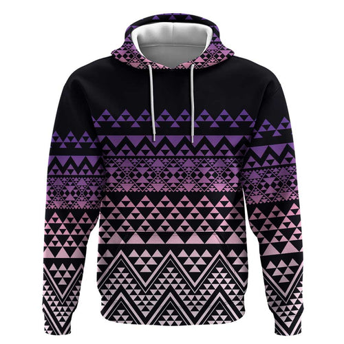 Maori Niho Taniwha Te Wheiao Hoodie Waiporoporo - Aussie Hoodie