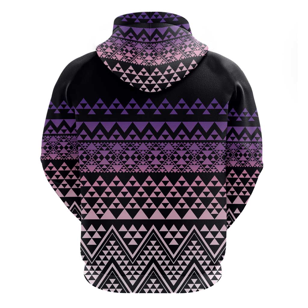 Maori Niho Taniwha Te Wheiao Hoodie Waiporoporo - Aussie Hoodie