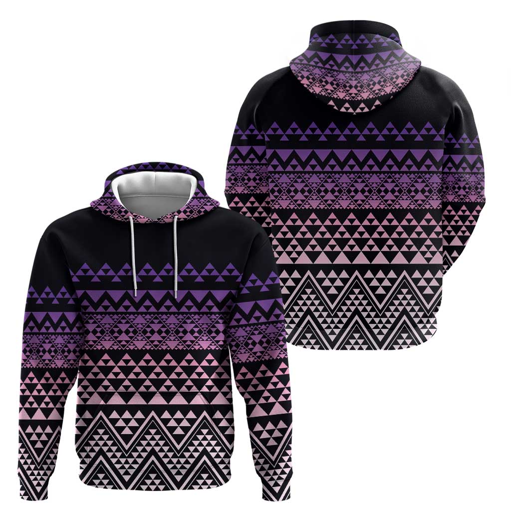 Maori Niho Taniwha Te Wheiao Hoodie Waiporoporo - Aussie Hoodie