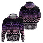 Maori Niho Taniwha Te Wheiao Hoodie Waiporoporo - Aussie Hoodie