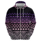 Maori Niho Taniwha Te Wheiao Hoodie Waiporoporo - Aussie Hoodie