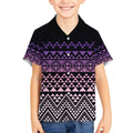 Maori Niho Taniwha Te Wheiao Kid Hawaiian Shirt Waiporoporo - Aussie Hoodie