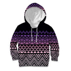 Maori Niho Taniwha Te Wheiao Kid Hoodie Waiporoporo - Aussie Hoodie