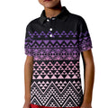 Maori Niho Taniwha Te Wheiao Kid Polo Shirt Waiporoporo - Aussie Hoodie