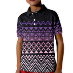 Maori Niho Taniwha Te Wheiao Kid Polo Shirt Waiporoporo - Aussie Hoodie