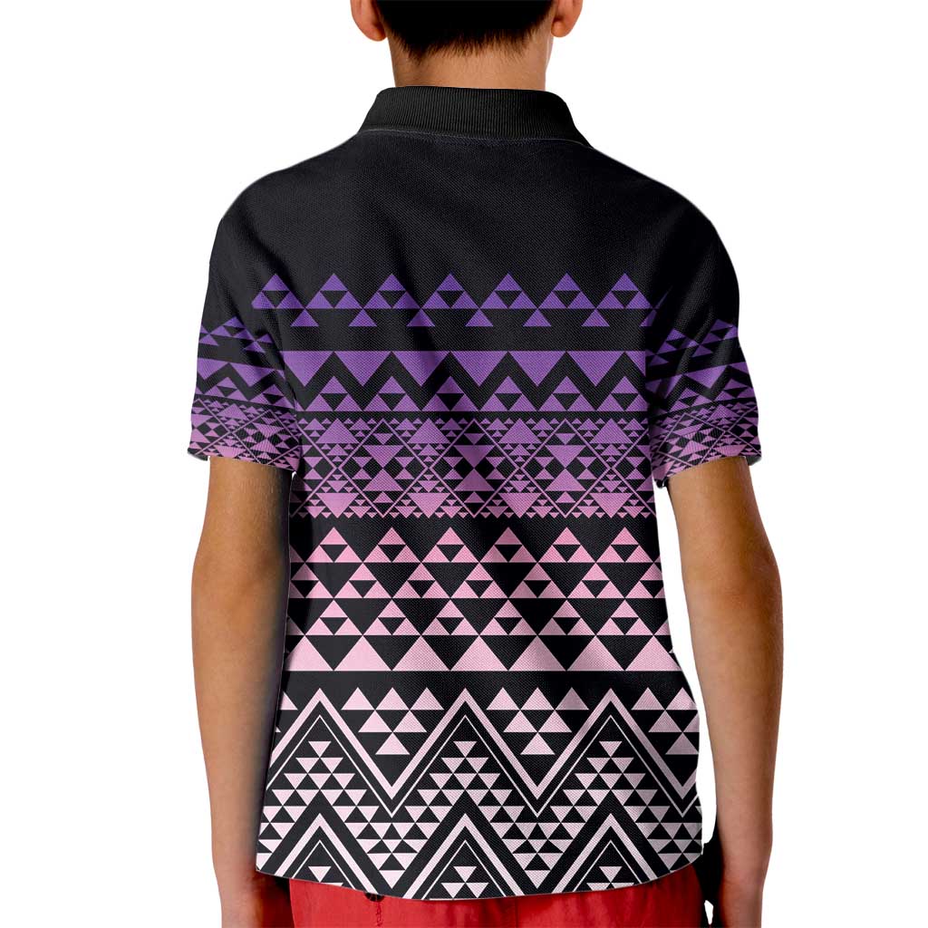 Maori Niho Taniwha Te Wheiao Kid Polo Shirt Waiporoporo - Aussie Hoodie
