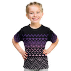 Maori Niho Taniwha Te Wheiao Kid T Shirt Waiporoporo - Aussie Hoodie