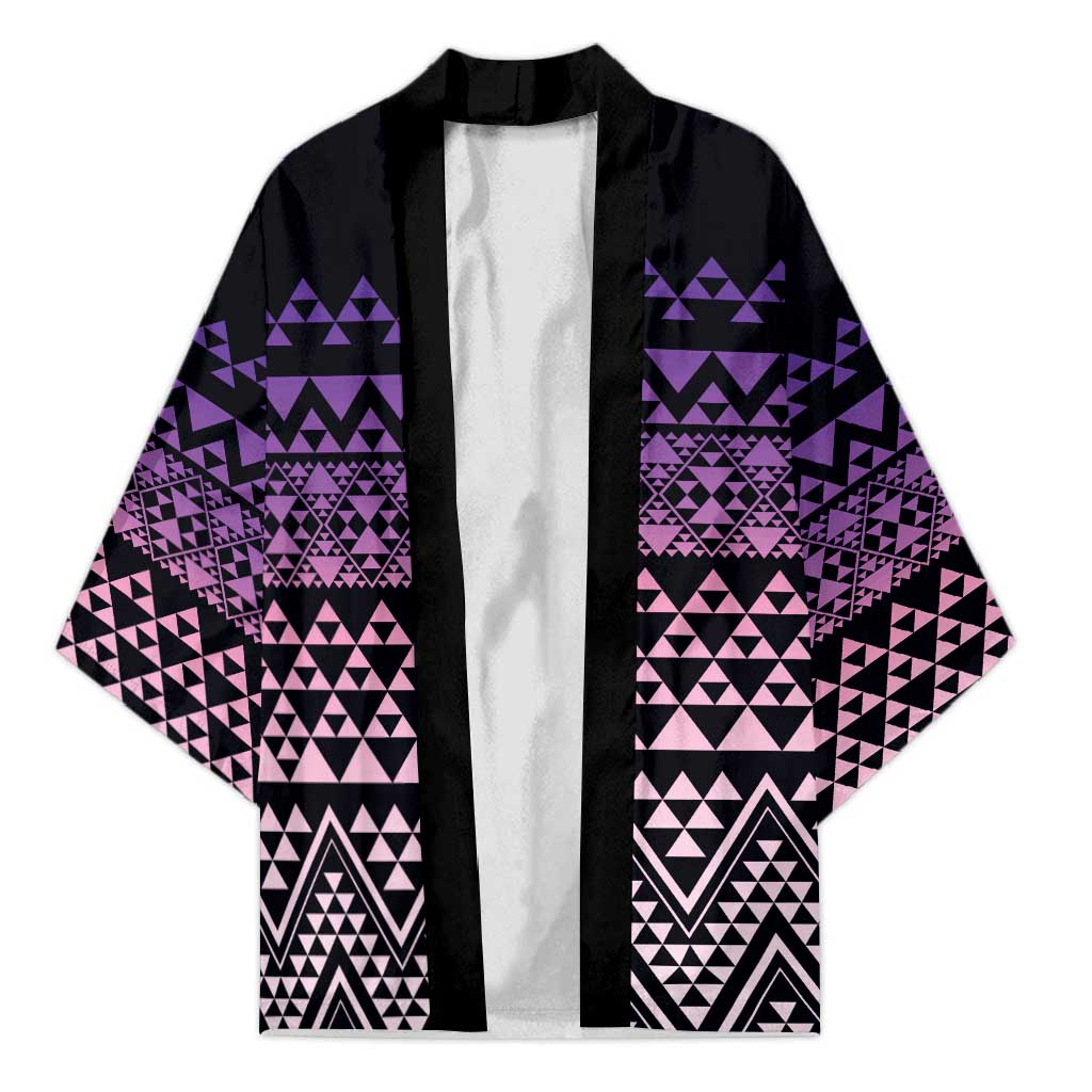 Maori Niho Taniwha Te Wheiao Kimono Waiporoporo - Aussie Hoodie