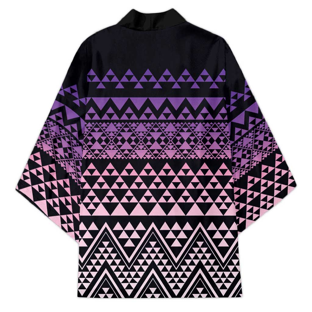 Maori Niho Taniwha Te Wheiao Kimono Waiporoporo - Aussie Hoodie