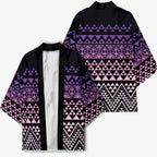 Maori Niho Taniwha Te Wheiao Kimono Waiporoporo - Aussie Hoodie