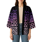 Maori Niho Taniwha Te Wheiao Kimono Waiporoporo - Aussie Hoodie