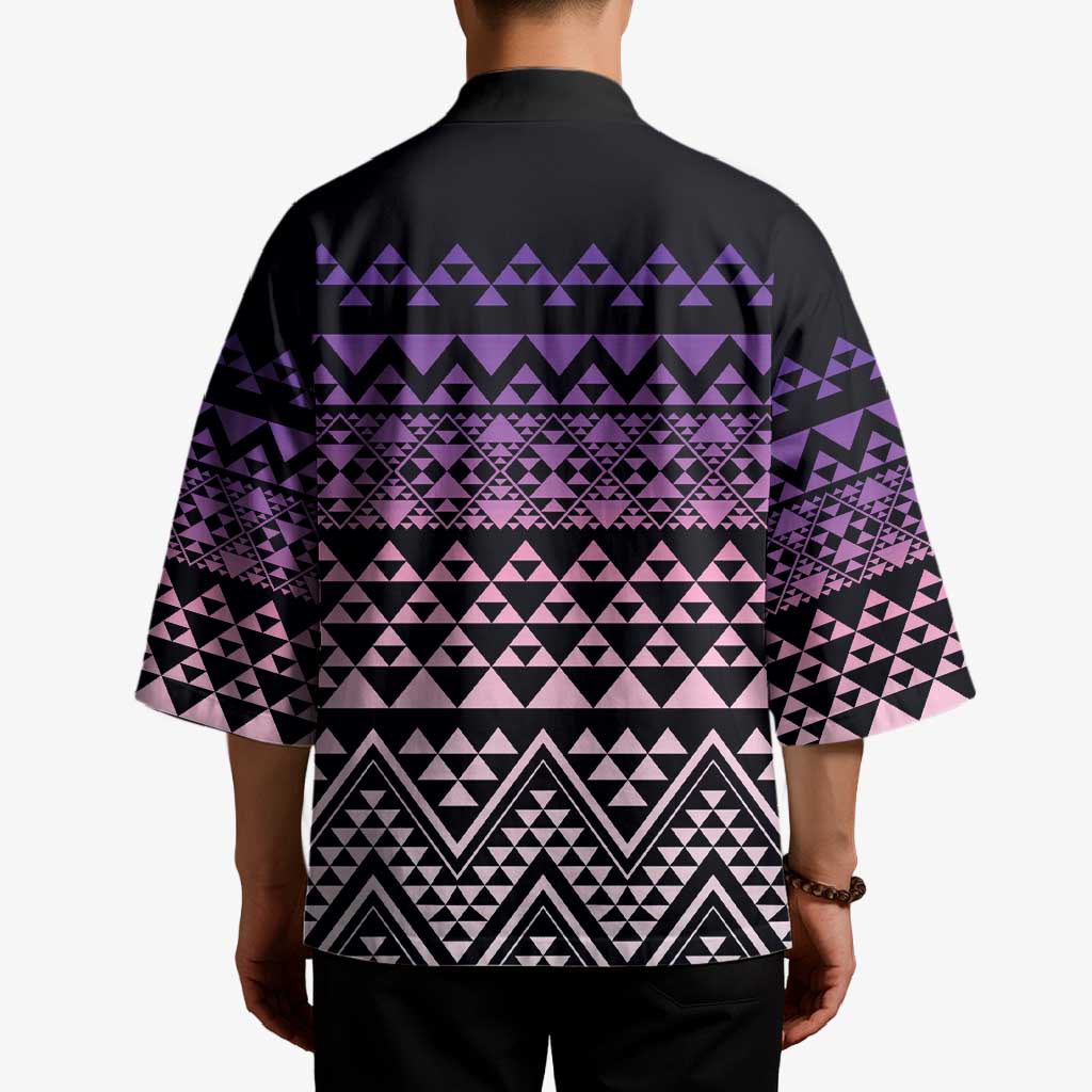 Maori Niho Taniwha Te Wheiao Kimono Waiporoporo - Aussie Hoodie