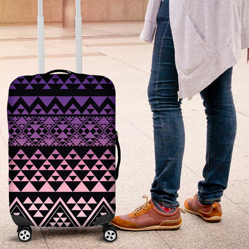 Maori Niho Taniwha Te Wheiao Luggage Cover Waiporoporo - Aussie Hoodie