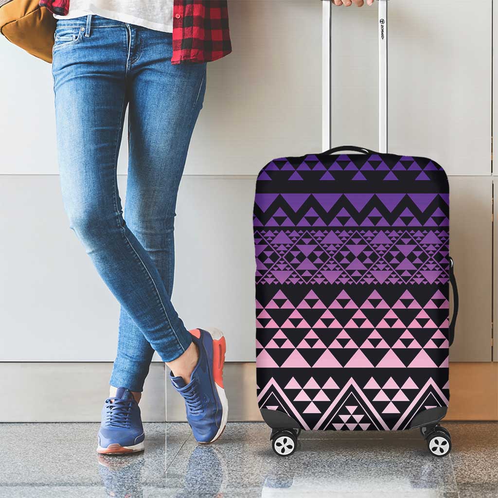 Maori Niho Taniwha Te Wheiao Luggage Cover Waiporoporo - Aussie Hoodie