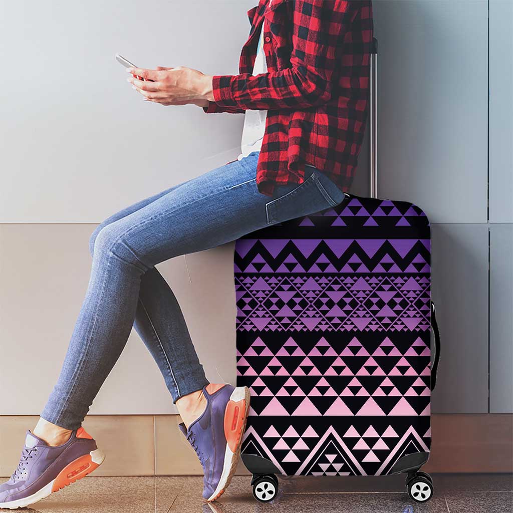 Maori Niho Taniwha Te Wheiao Luggage Cover Waiporoporo - Aussie Hoodie