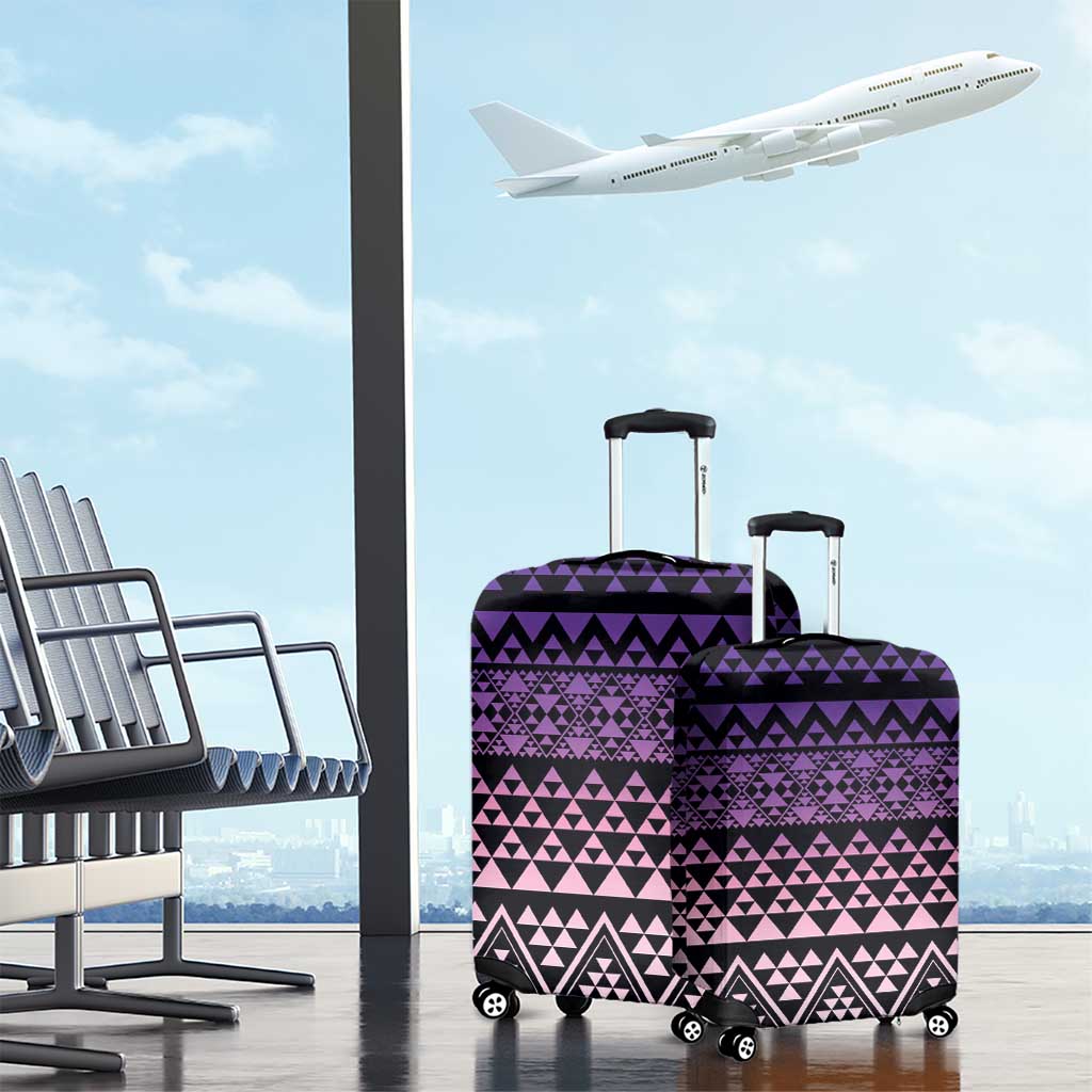 Maori Niho Taniwha Te Wheiao Luggage Cover Waiporoporo - Aussie Hoodie