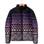 Maori Niho Taniwha Te Wheiao Padded Jacket Waiporoporo - Aussie Hoodie