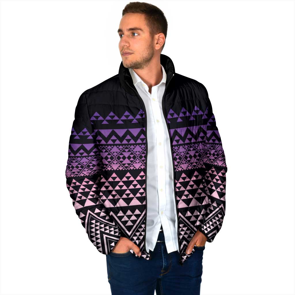 Maori Niho Taniwha Te Wheiao Padded Jacket Waiporoporo - Aussie Hoodie