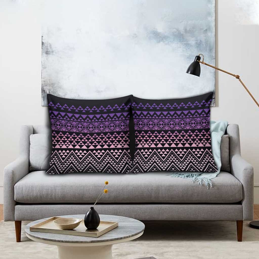 Maori Niho Taniwha Te Wheiao Pillow Cover Waiporoporo - Aussie Hoodie