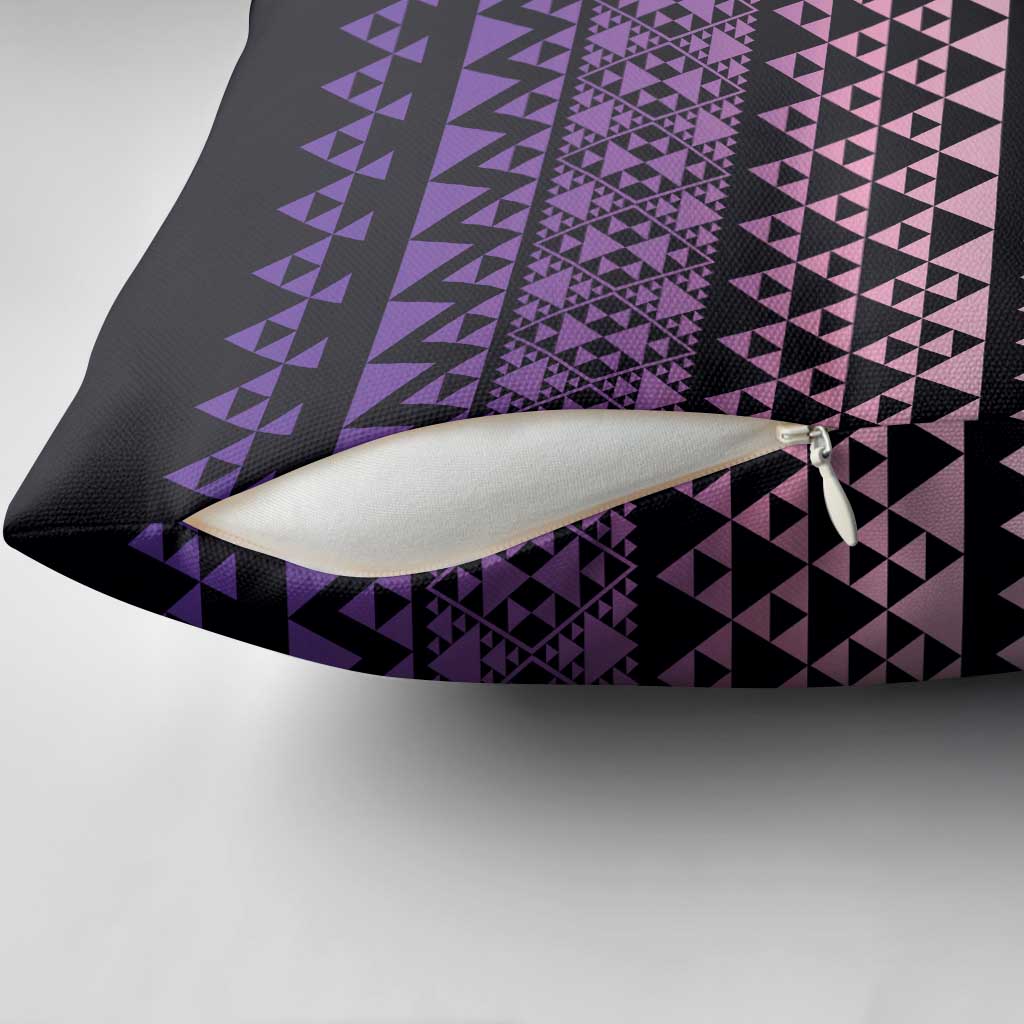 Maori Niho Taniwha Te Wheiao Pillow Cover Waiporoporo - Aussie Hoodie