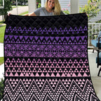Maori Niho Taniwha Te Wheiao Quilt Waiporoporo - Aussie Hoodie