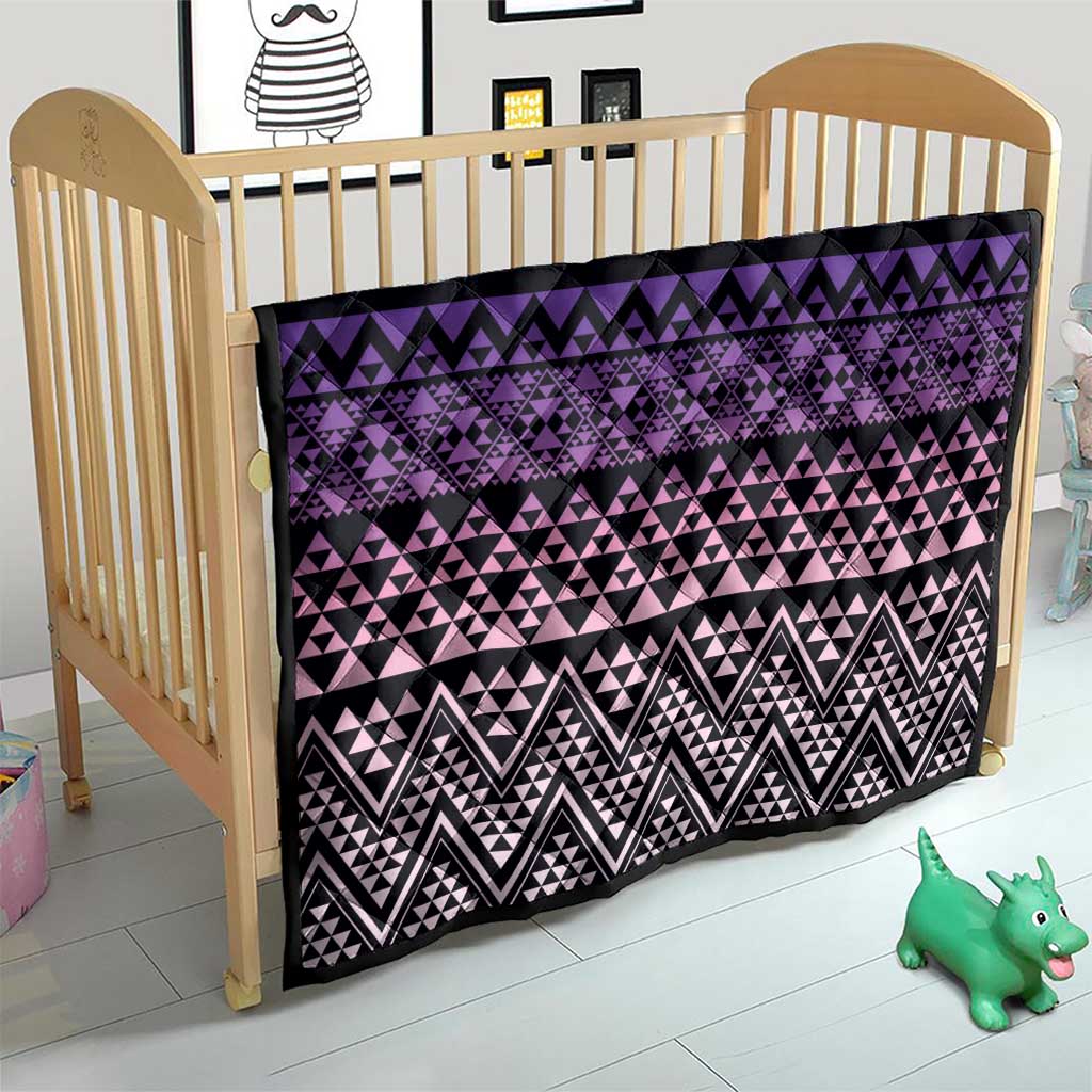 Maori Niho Taniwha Te Wheiao Quilt Waiporoporo - Aussie Hoodie