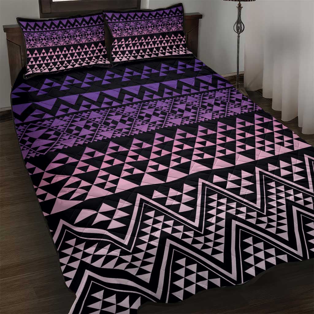 Maori Niho Taniwha Te Wheiao Quilt Bed Set Waiporoporo - Aussie Hoodie